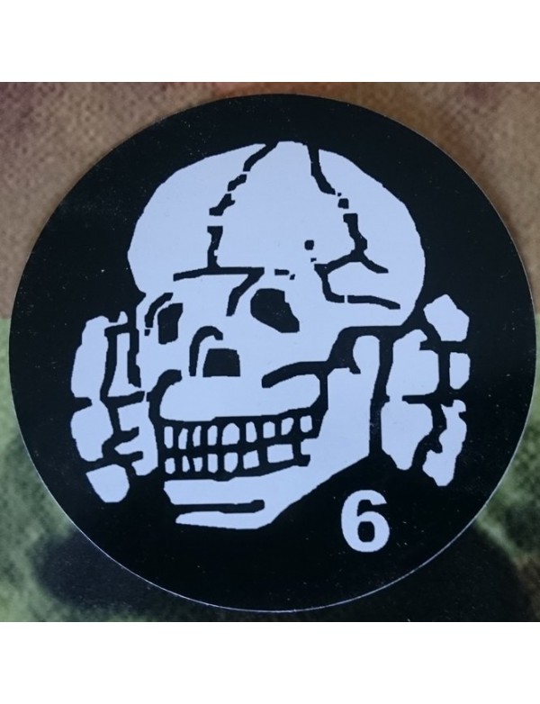 Sticker - Totenkopf6 - Black