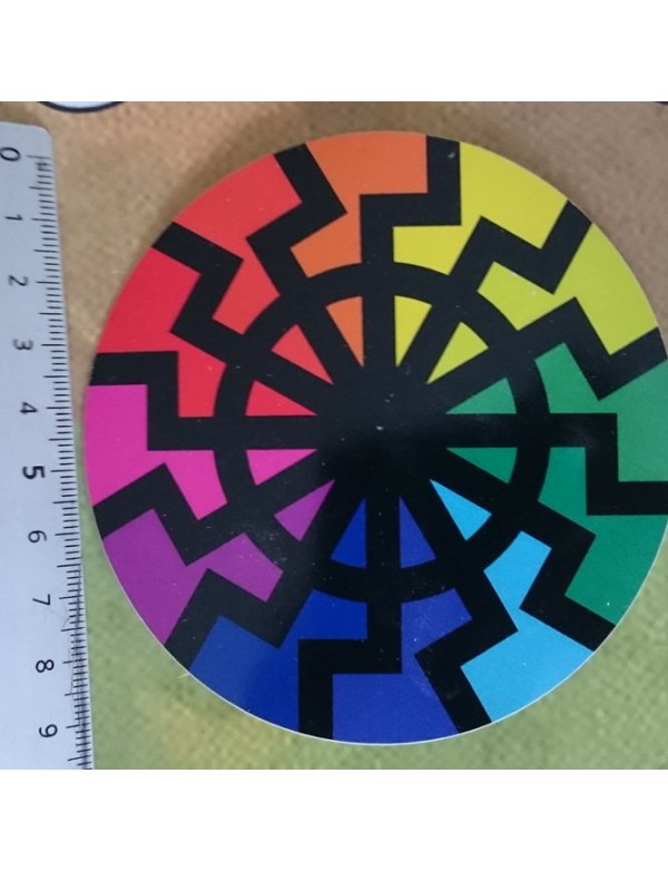 Sticker - BlackSun - Rainbow