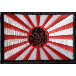 Patch - JAPAN Flag with Totenkopf6