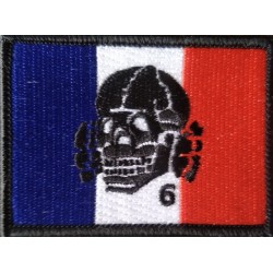Patch - FRANCE Flag with Totenkopf6